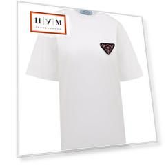 Хлопковая футболка Prada