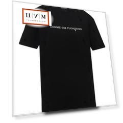 Хлопковая футболка Comme des Fuckdown