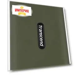 Внешний жесткий диск Transcend USB-C 4TB темно-зеленый (TS4TESD380C)