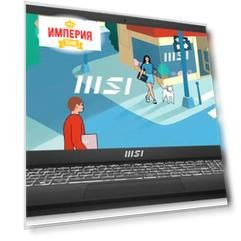 Ноутбук MSI Modern 15 H B13M-098RU i5 13420H 16Gb SSD512Gb Intel Iris Xe graphics Win 11 Pro black (9S7-15H411-098)