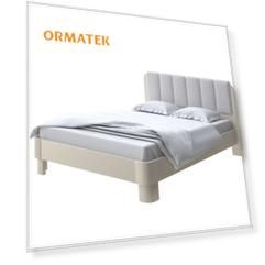 Мягкая Кровать Орматек Wood Home 2 (Ткань: Рогожка Слоновая кость (сосна) с брашированием/Firmino Млечный путь) 200x190
