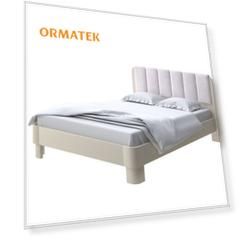 Мягкая Кровать Орматек Wood Home 2 (Ткань: Велюр Слоновая кость (сосна) с брашированием/Casa Лунный) 160x190