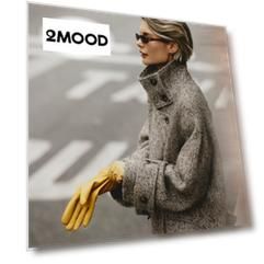 Короткие перчатки EKONIKA 2MOOD из кожи горчичного цвета