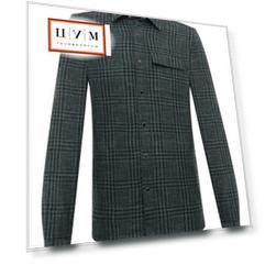 Рубашка из шерсти и шелка Kiton