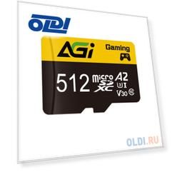 Карта памяти microSDXC 512 ГбGb AGI TF138 + SD адаптер