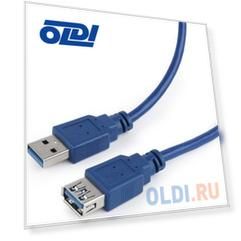 Filum Кабель удлинитель USB 3.0, 1.8 м., синий, разъемы: USB A male-USB A female, пакет. [FL-C-U3-AM-AF-1.8M] (894175)