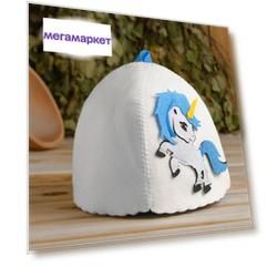 Шапка для бани Афелия 6892134 onesize белый