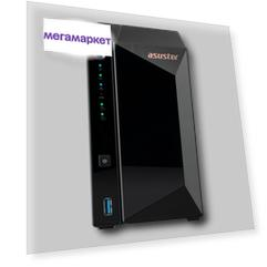 Сетевое хранилище данных ASUS Asustor AS3302T V2 черный (90IX01I1-BW3S00)
