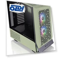 Корпус Thermaltake Ceres 300 TG ARGB Matcha зеленый без БП ATX 7x140mm 5x180mm 2xUSB3.0 audio bott PSU