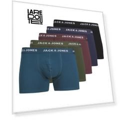 Комплект из пяти трусов-боксеров однотонных LaRedoute
