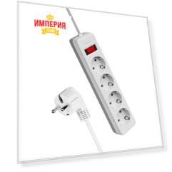 Сетевой фильтр Космос FKsm1.5m-4g(W) белый