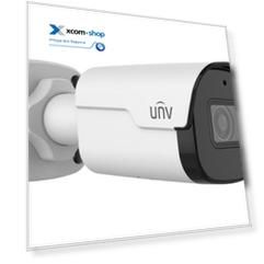 Видеокамера IP UNIVIEW IPC2128SS-ADF28KM-I0 цилиндрическая, 1/2.8" 8 Мп КМОП/20 к/с, ИК-подсветка до 50м., LightHunter 0.003 Лк/1.6, объектив 2.8 мм,