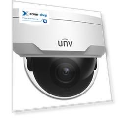 Видеокамера IP UNIVIEW IPC322SB-DF40K-I0-RU купольная антивандальная, 1/2.8" 2 Мп КМОП/30 к/с, ИК-подсветка до 30м., LightHunter 0.001 Лк/1.6, объекти