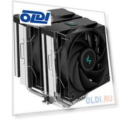 Вентилятор для процессора DeepCool AG620 DIGITAL Socket 115X/1700/1200/AM4/AM5, 120mm, 1950rpm, 29,4 дБ, 260W, 4-pin, Al+Cu (R-AG620-BKNDMN-G-1)