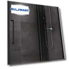 Душевая дверь «Abber» Schwarzer Diamant AG30170BH 170/195 прозрачная/чёрная универсальная