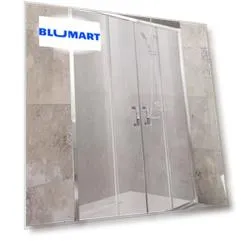Душевая дверь «Belbagno» UNIQUE-BF-2-150/180-P-Cr 150/190 матовая/хром