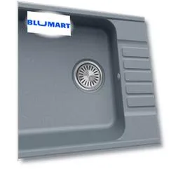 Мойка для кухни «Polygran» Quartz Bond 740 74/48 кварц грей универсальная