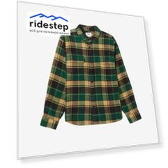 Рубашка OBEY Hardwork Leon Woven FW25 Rain Forest Multi
