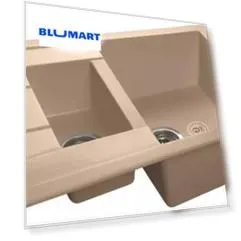 Мойка для кухни «GranFest» Quadro GF-Q775KL 78/50 искусственный камень топаз