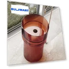 Раковина «Abber» Kristall 45/45 полиэфирная смола Opal