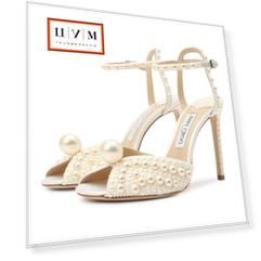 Текстильные босоножки Sacora 100 Jimmy Choo