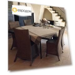 Скатерть с покрытием Le Jacquard Francais Provence 150х220см