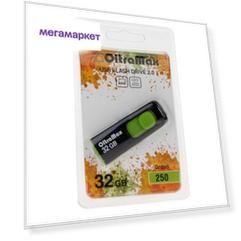 Флэш драйв USB OltraMax 250 32GB 2.0 Green