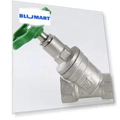 Клапан магистральный  «Valtec» VT.052.N.04 1/2"-1/2" прямоточный ВР-ВР никель