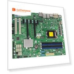 Серверная материнская плата SUPERMICRO MBD-X11SAE-O, Ret