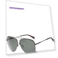 Солнцезащитные очки мужские Polaroid PLD 2054/F/S KJ1, серебряный