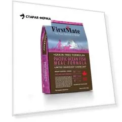 FirstMate Pacific Ocean Fish Meal Weight Control сухой беззерновой низкокалорийный корм для пожилых собак и собак, склонных к ожирению - 2,3 кг