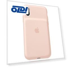 Чехол-аккумулятор для iPhone XS Apple Smart Battery Case Pink Sand клип-клейс, силикон, беспроводная зарядка