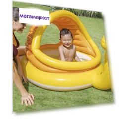 Детский надувной бассейн INTEX Lazy Snail 145х102х74 см 57124