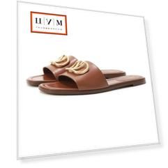Кожаные шлепанцы VLogo Signature Valentino