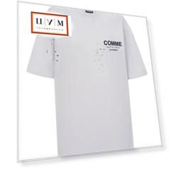 Хлопковая футболка Comme des Fuckdown