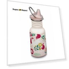 Детская бутылка Klean Kanteen Kid Classic Narrow Sippy 12oz (355 мл) Leaping Unicorns