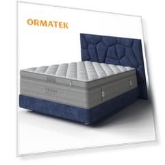 Кровать Спальная система Verda Gems Compact (Ткань: Микрошенилл Rialto Синий апатит) 140x200