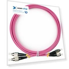 Патч-корд волоконно-оптический Vimcom DPC-MM50(OM4)-LSZH-2.0-FC-FC-1 duplex 50/125 1m