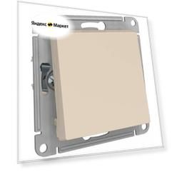 Schneider Electric AtlasDesign Бежевый Переключатель 1-клавишный, сх.6, 10АХ, механизм(5шт) (арт. ATN000261-5)