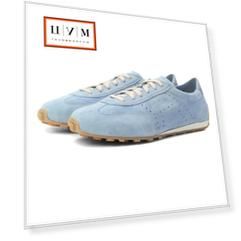 Замшевые кроссовки Santoni