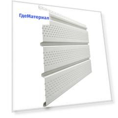 Софит Docke Standard Т4 пломбир с полной перфорацией 3050х305 мм