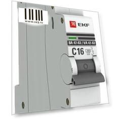 Автоматический выключатель EKF mcb4763-1-16C-pro