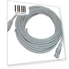 Патч-корд UTP 5e REXANT 10м серый 18-1009
