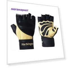 Перчатки для фитнеса Harbinger 1205 черно-желтые XXL