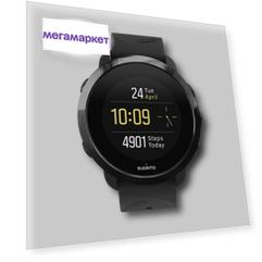 Смарт-часы Suunto 3 Fitness черные с черным ремешком