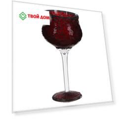 Подсвечник кубок Goldbach red 12x25