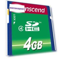 Карта памяти Transcend SDHC TS4GSDHC4 4GB