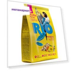 Сухой корм для средних попугаев RIO Parakeets в период линьки, 500 г