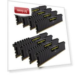 Модуль памяти Corsair Vengeance LPX DDR4 DIMM 2400MHz PC4-19200 CL14 - 64Gb KIT (8x8Gb) CMK64GX4M8A2400C14