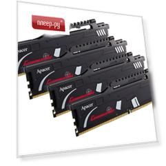 Модуль памяти Apacer Commando DDR4 2400 DIMM 16Gb Kit (4GBx4)